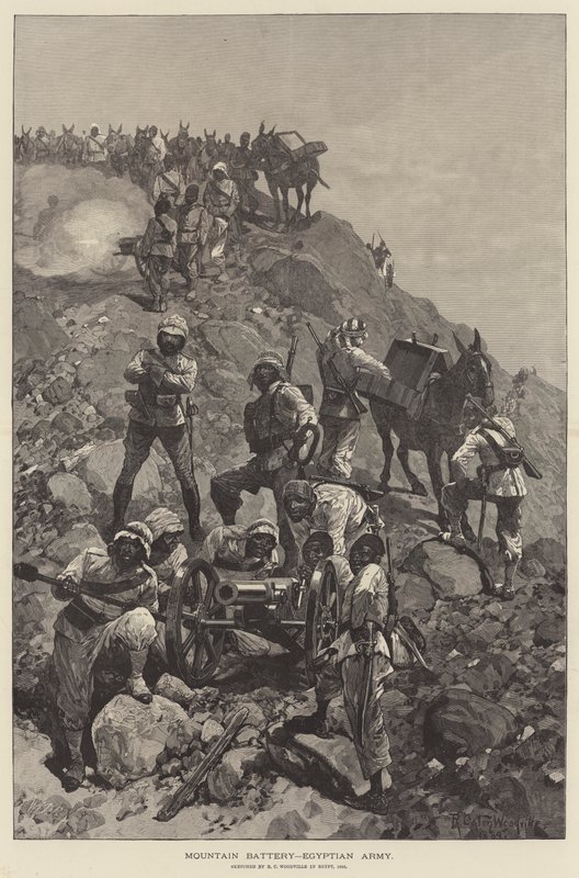 Dağ Bataryası, Mısır Ordusu by Richard Caton Woodville junior
