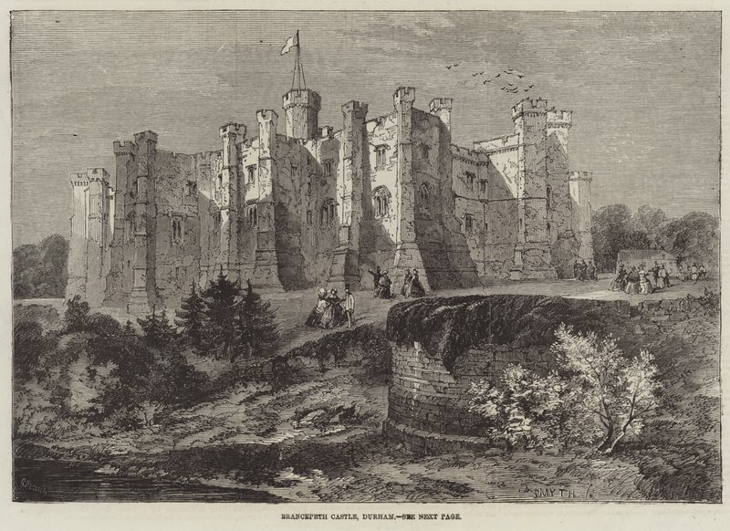 Brancepeth Kalesi, Durham by Richard Principal Leitch