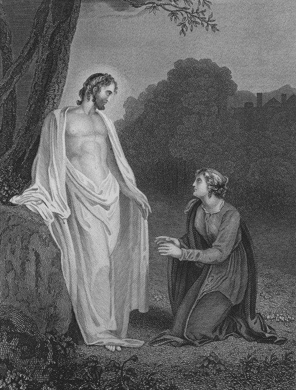 Mesih'in Mary Magdalen'e görünmesi by Richard after Westall