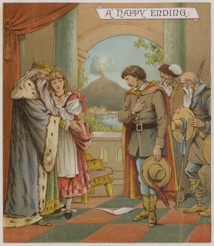 Kış Masalı için İllüstrasyon (chromolitho) by Richard Andre