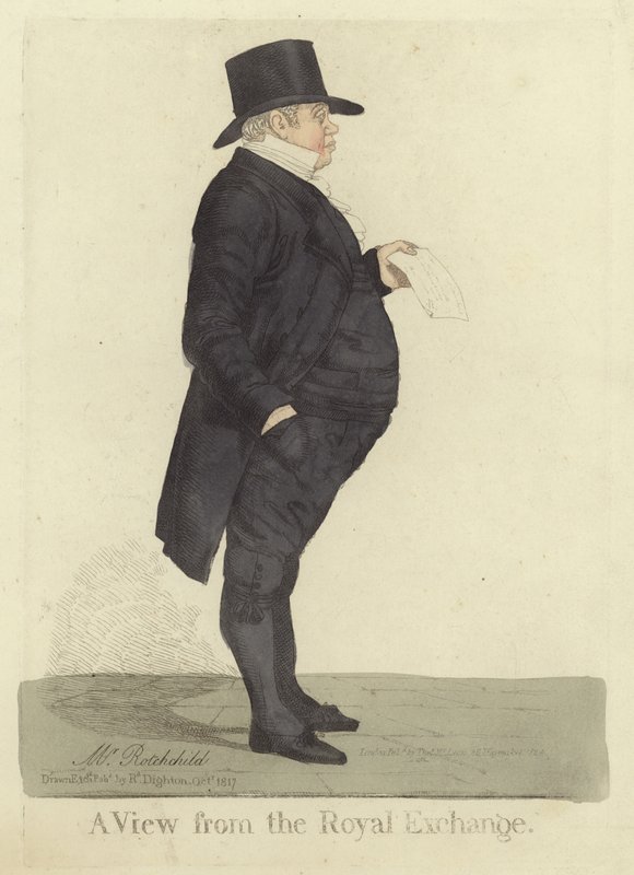 Nathan Mayer Rothschild, 1817 by Richard Dighton