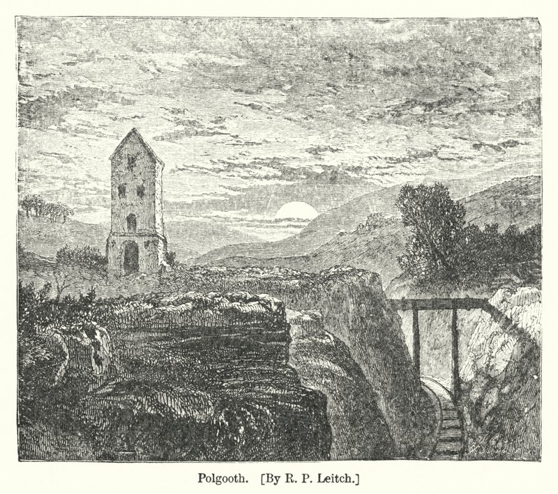 Polgooth (gravür) by Richard Principal (after) Leitch