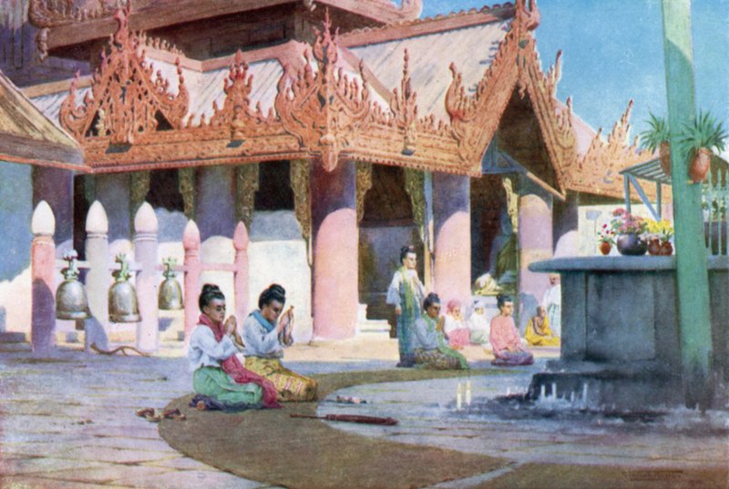 Gata í Nyaung-u by Robert George Talbot Kelly