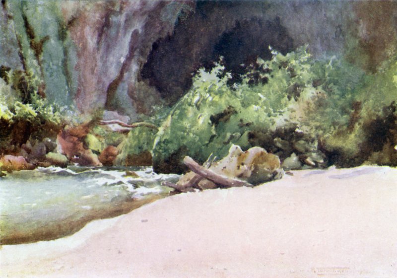 The Bottom of Goekteik Gorge  by Robert George Talbot Kelly