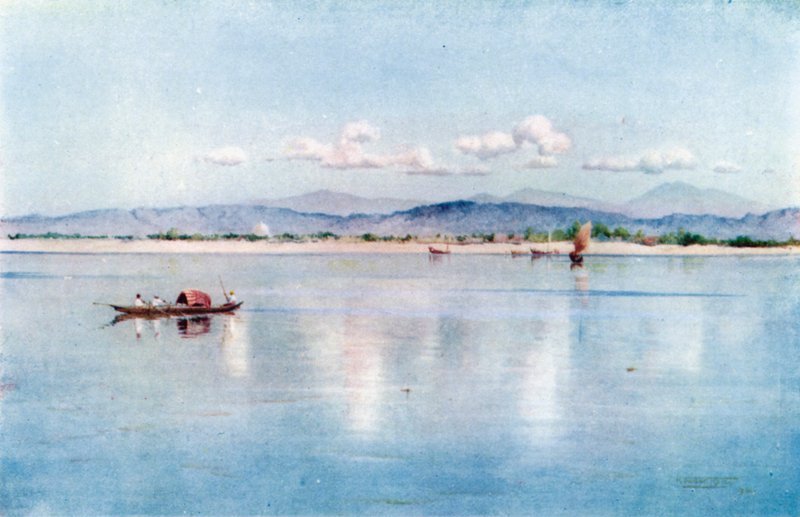 The River at Pakokku  by Robert George Talbot Kelly