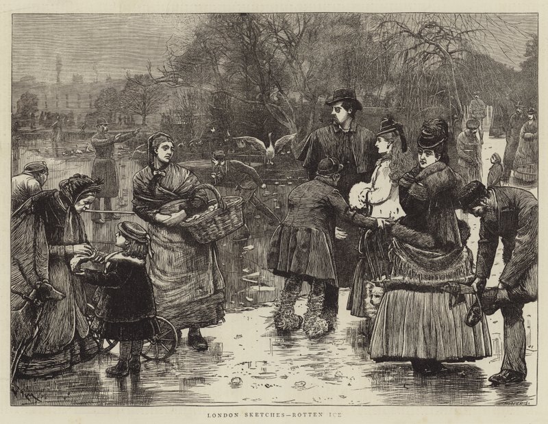 Londra Skeçleri, Çürük Buz by Robert Walker Macbeth