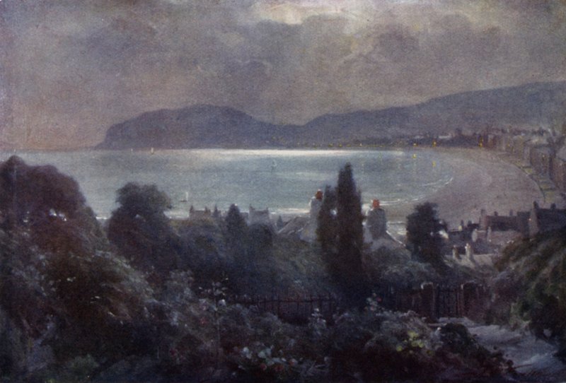 Bir Nocturne, Llandudno Körfezi (renkli taş) by Robert (after) Fowler