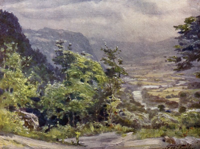 Conway Vadisi (renkli taş) by Robert (after) Fowler