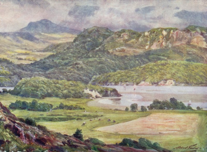 Cader İdris üzerindeki sis (renkli taş) by Robert (after) Fowler