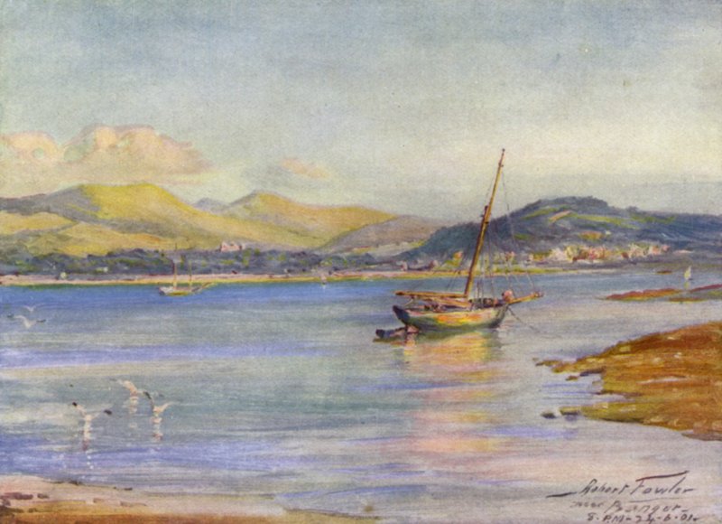 Bangor yakınlarında (renkli taş) by Robert (after) Fowler