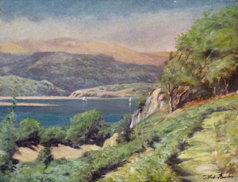 Dolgelly yakınlarında Gök Gürültülü Hava (renkli taş) by Robert (after) Fowler