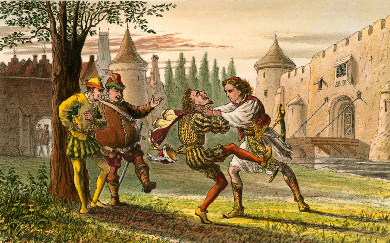 On İkinci Gece, Perde IV, Sahne I by Robert Ambrose Dudley