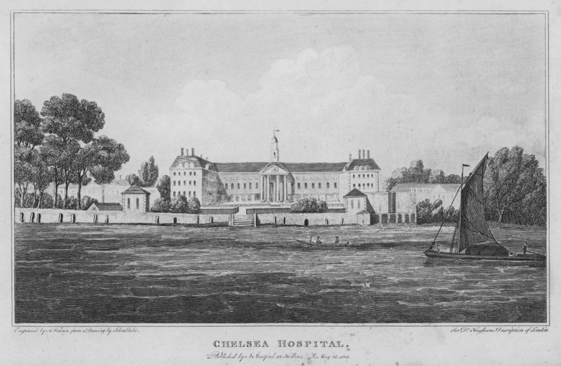 Chelsea Hastanesi (gravür) by Robert Blemell (after) Schnebbelie