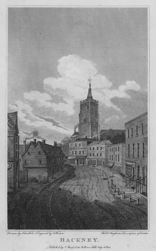 Hackney (gravür) by Robert Blemell (after) Schnebbelie