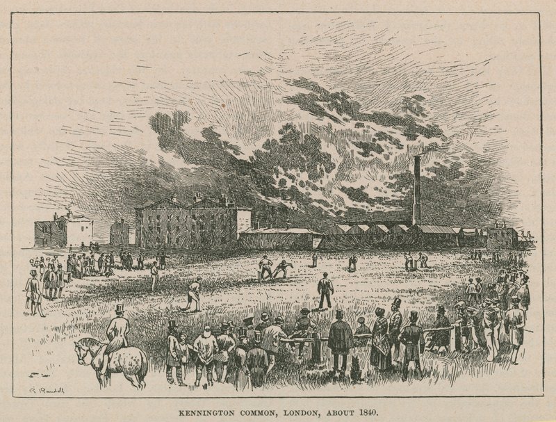 ಕೆನ್ನಿಂಗ್ಟನ್ ಕಾಮನ್, ಲಂಡನ್, ಸುಮಾರು 1840 ಟರ್ಕ್ by Robert Randoll