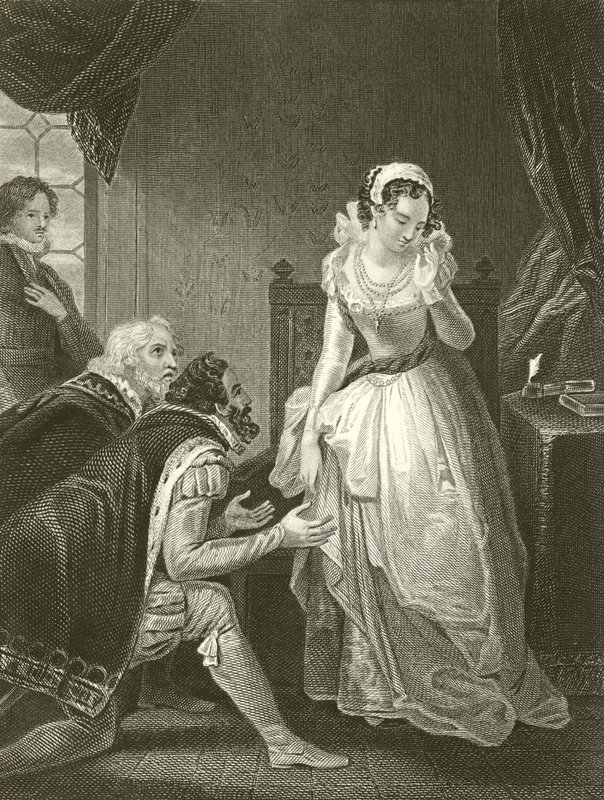 Leydi Jane Gray tacı reddediyor by Robert Smirke