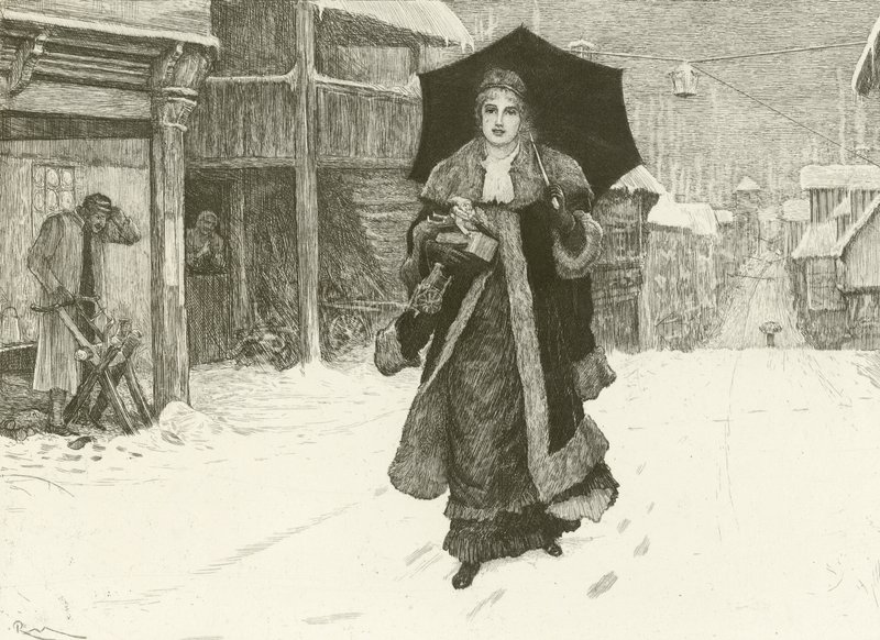 Lady Bountiful (gravür) by Robert Walker Macbeth