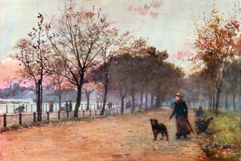 Ringde, Hyde Park: Akşam by Rose Maynard Barton