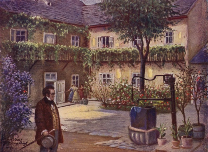 "Dreimaderlhaus" (renkli taş) by Rudolf Klingsbogl