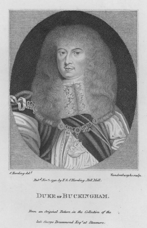 Buckingham Dükü (gravür) by S. (after) Harding