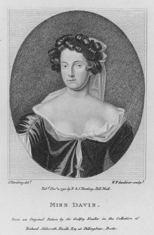 Bayan Davis (gravür) by S. (after) Harding