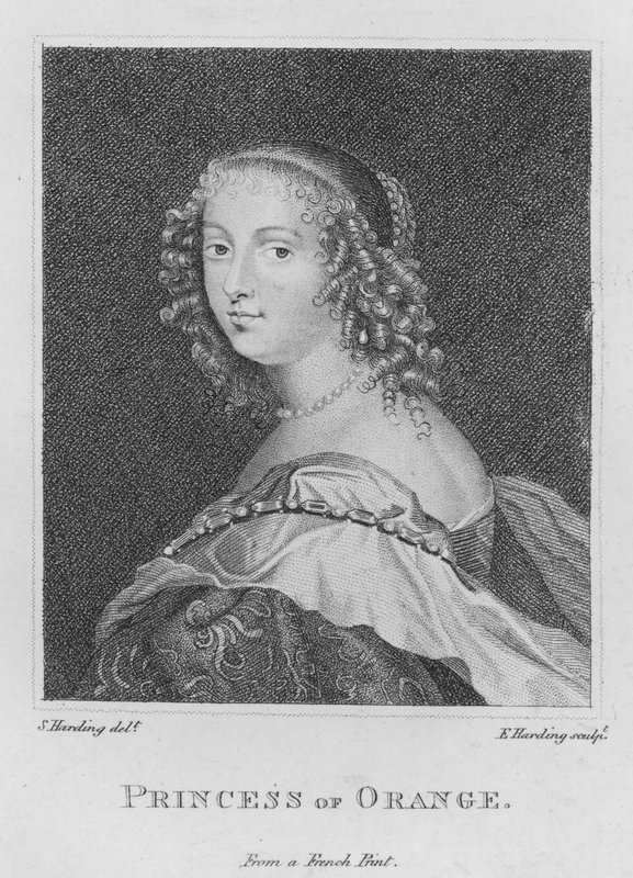 Turuncu Prenses (gravür) by S. (after) Harding