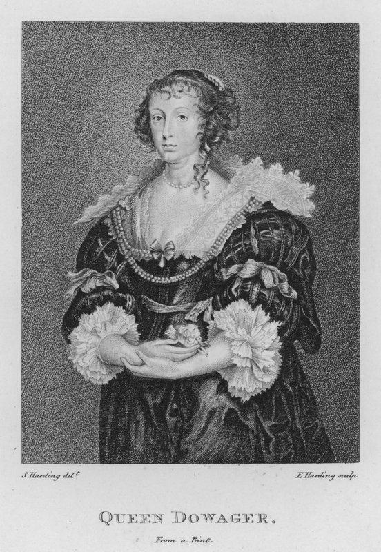 Kraliçe Dowager (gravür) by S. (after) Harding