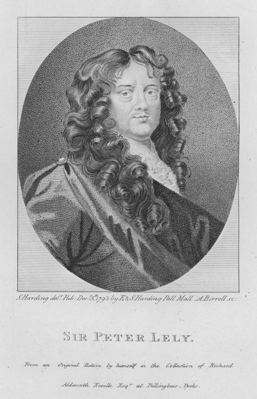 Sir Peter Lely (gravür) by S. (after) Harding