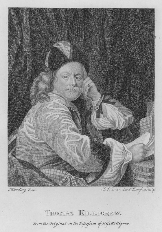 Thomas Killigrew (gravür) by S. (after) Harding