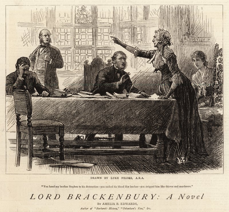 Lord Brackenbury, Bir Roman by Samuel Luke Fildes