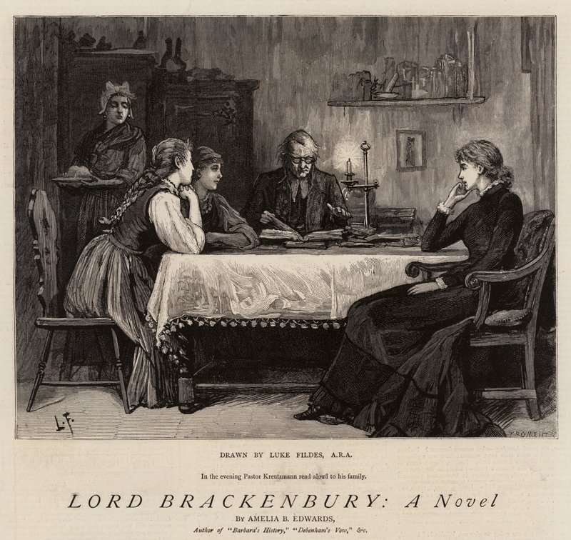 Lord Brackenbury, Bir Roman by Samuel Luke Fildes