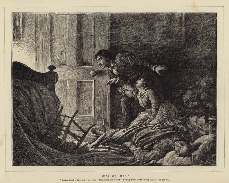 Bayan veya Bayan by Samuel Luke Fildes