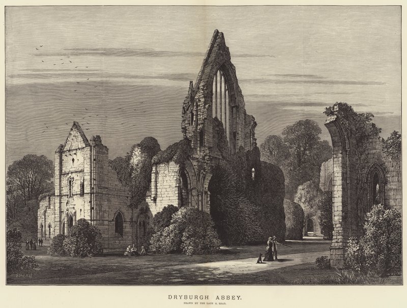 Dryburgh Manastırı by Samuel Read