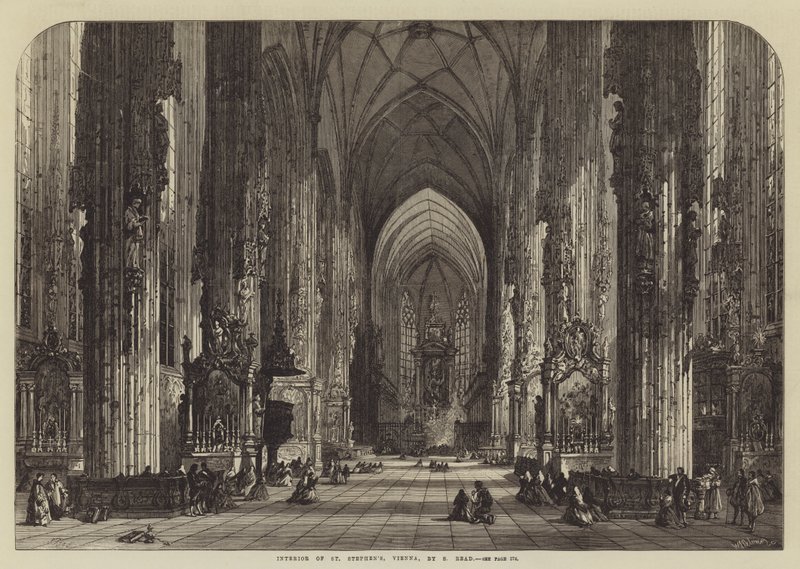 St Stephen's, Viyana iç by Samuel Read