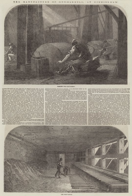 Silah Namlularının İmalatı, Birmingham'da by Samuel Read
