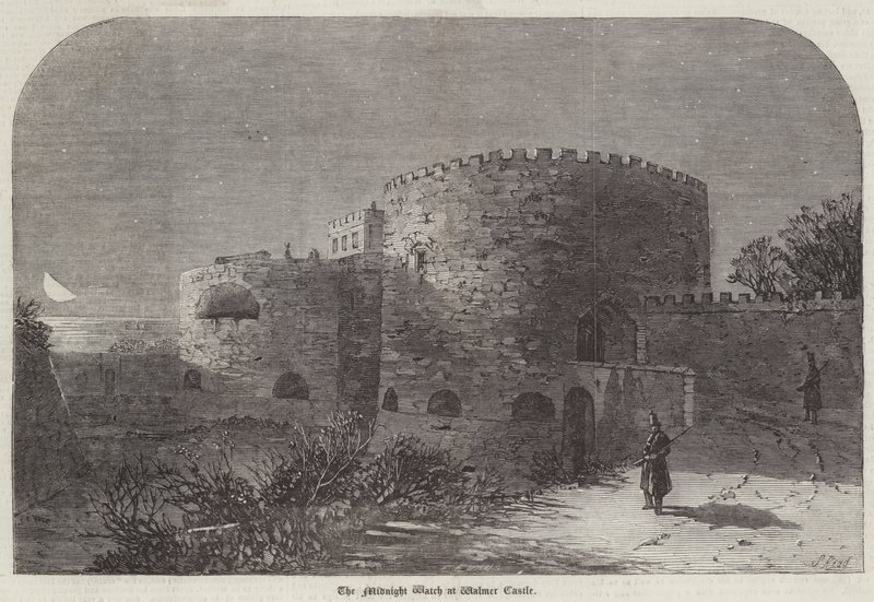 Walmer Kalesi'nde Gece Yarısı Nöbeti by Samuel Read