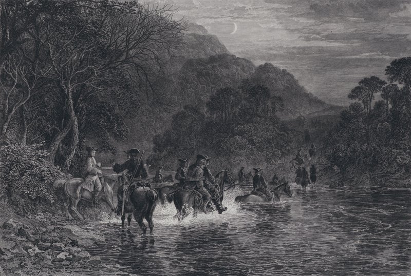 Rob Roy için İllüstrasyon (gravür) by Samuel (after) Bough