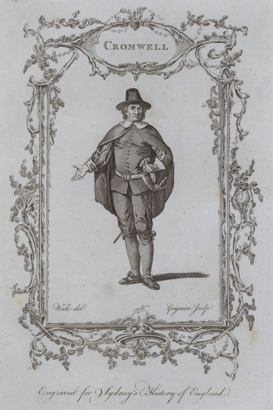 Cromwell (gravür) by Samuel (after) Wale