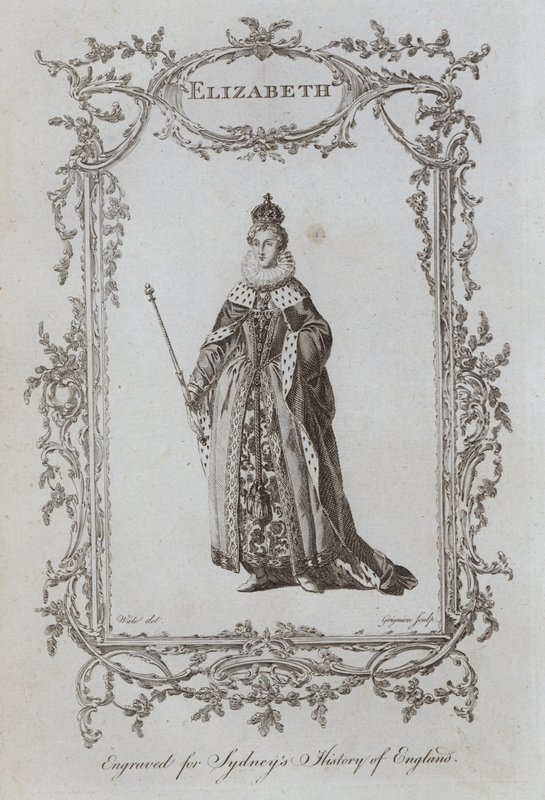 Elizabeth (gravür) by Samuel (after) Wale