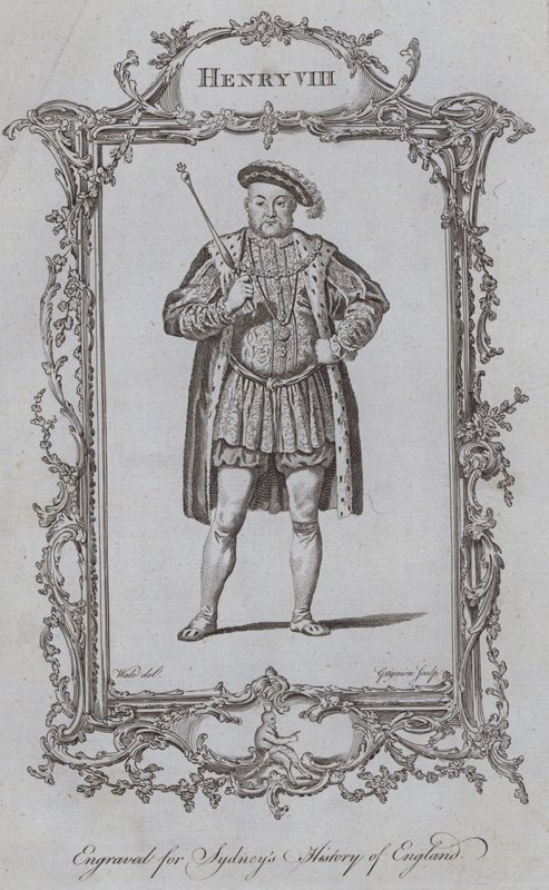 Henry VIII (gravür) by Samuel (after) Wale