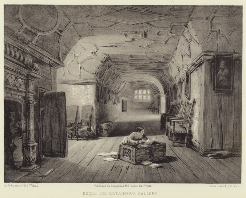 Knole, Hizmetliler Galerisi by Samuel A. Rayner