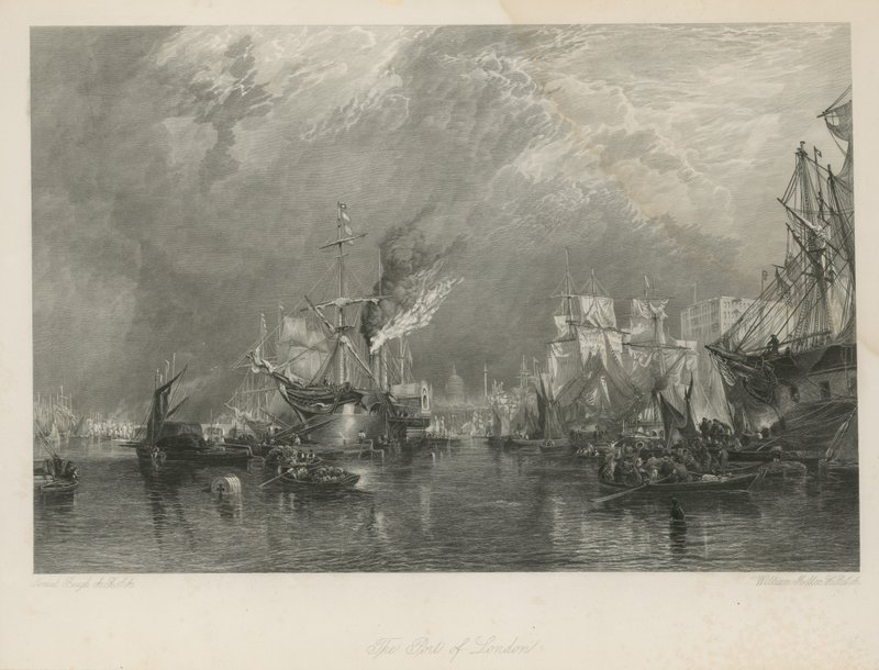 Londra Limanı by Samuel Bough
