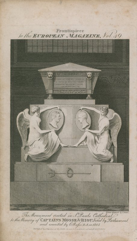 St Paul Katedrali'ne dikilen anıt by Samuel Rawle