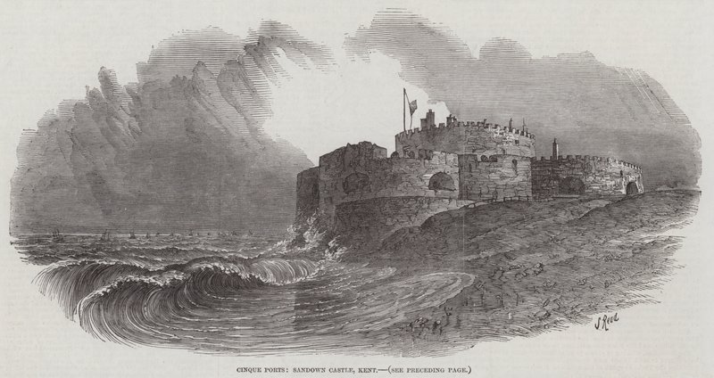 Cinque Limanları, Sandown Kalesi, Kent by Samuel Read