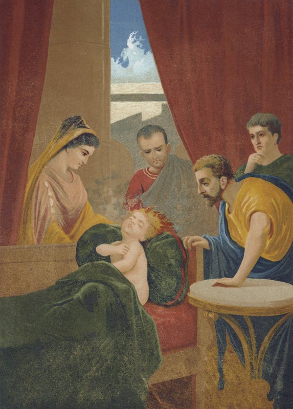 Servius Tullius, efsanevi altıncı Roma Kralı by Spanish School