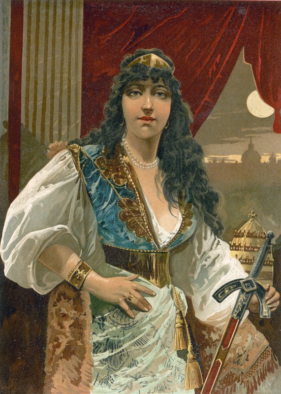 Empress Theodora by Spanish School