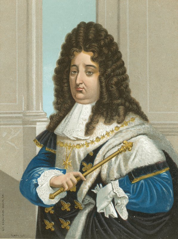 Fransa Kralı XIV.Louis by Spanish School