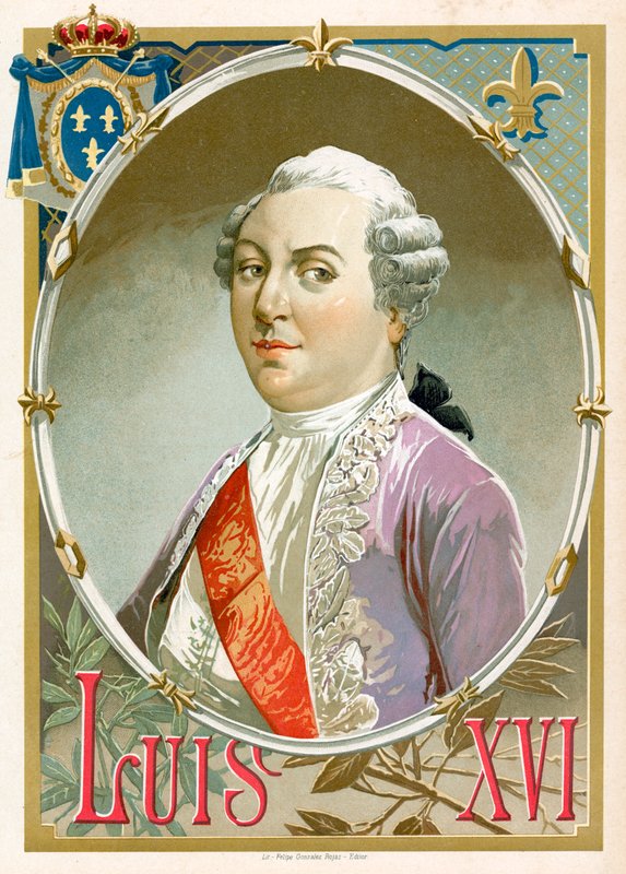 Fransa Kralı XVI.Louis by Spanish School