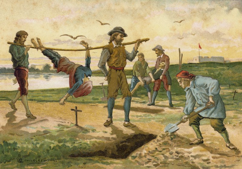 Onları nehir kıyısına gömdüler by Spanish School