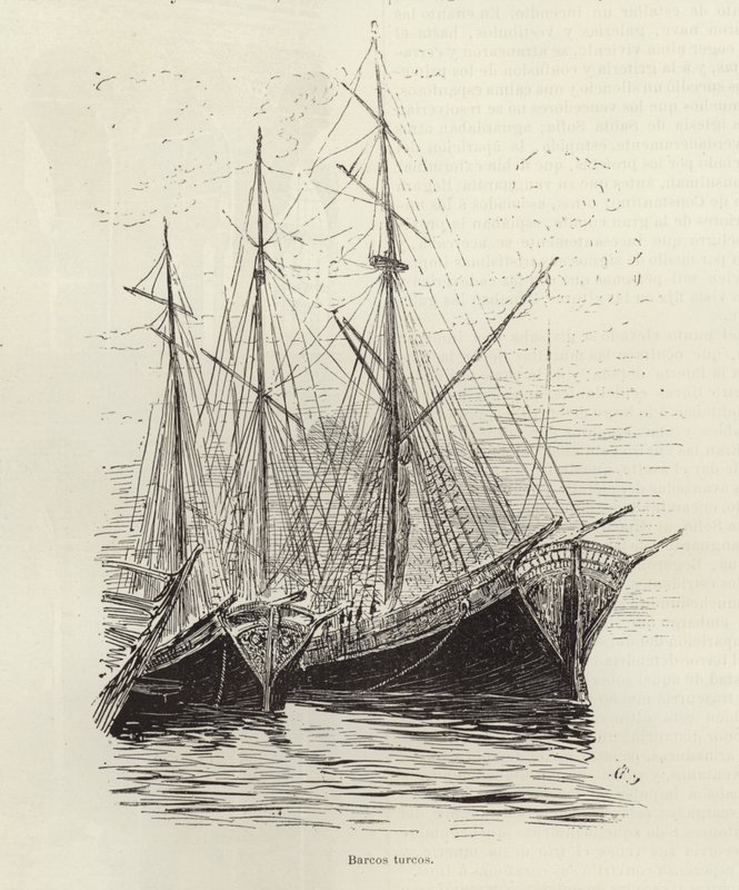 türk gemileri by Spanish School